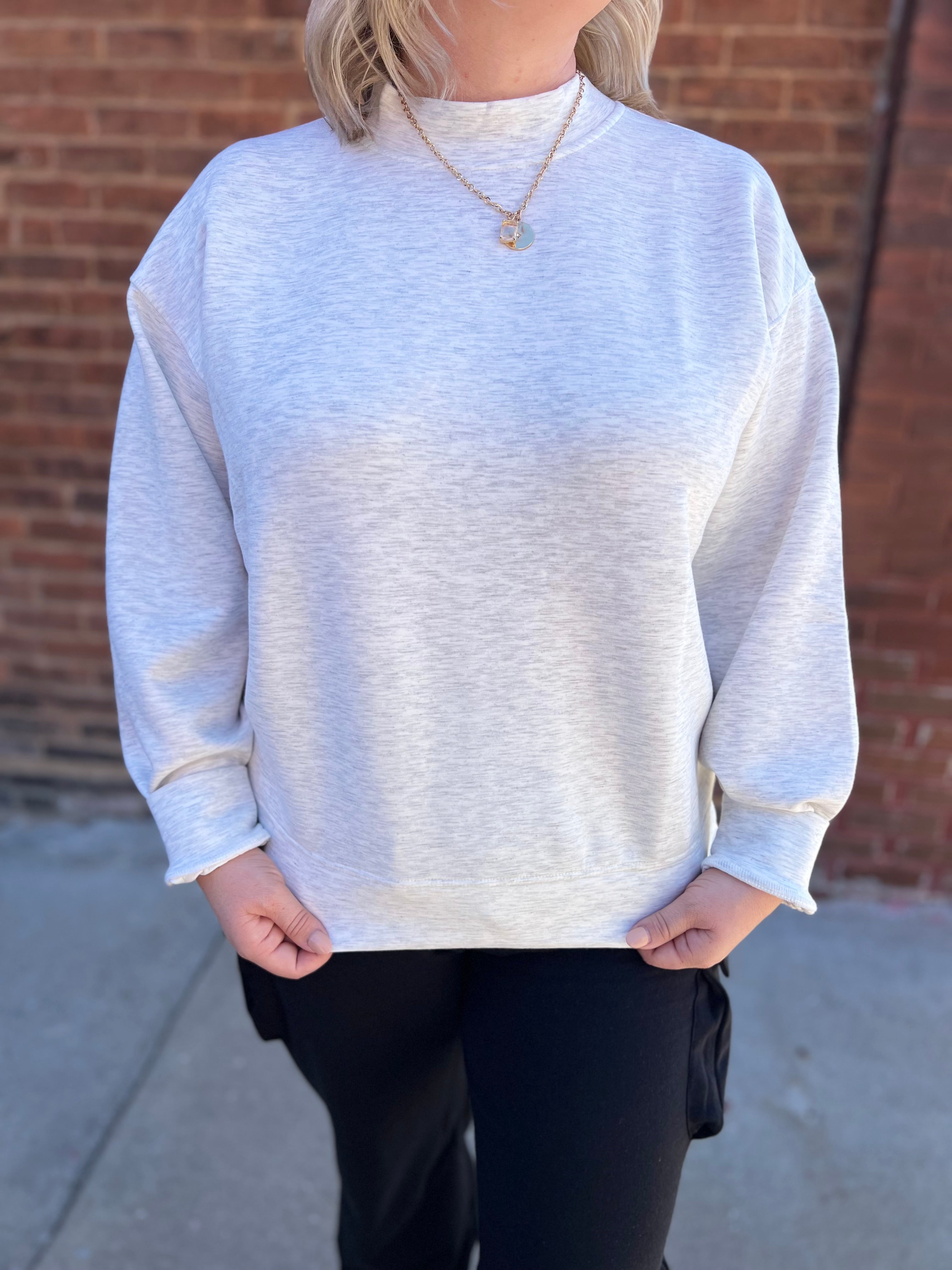 Scuba Heather grey sweatshirt