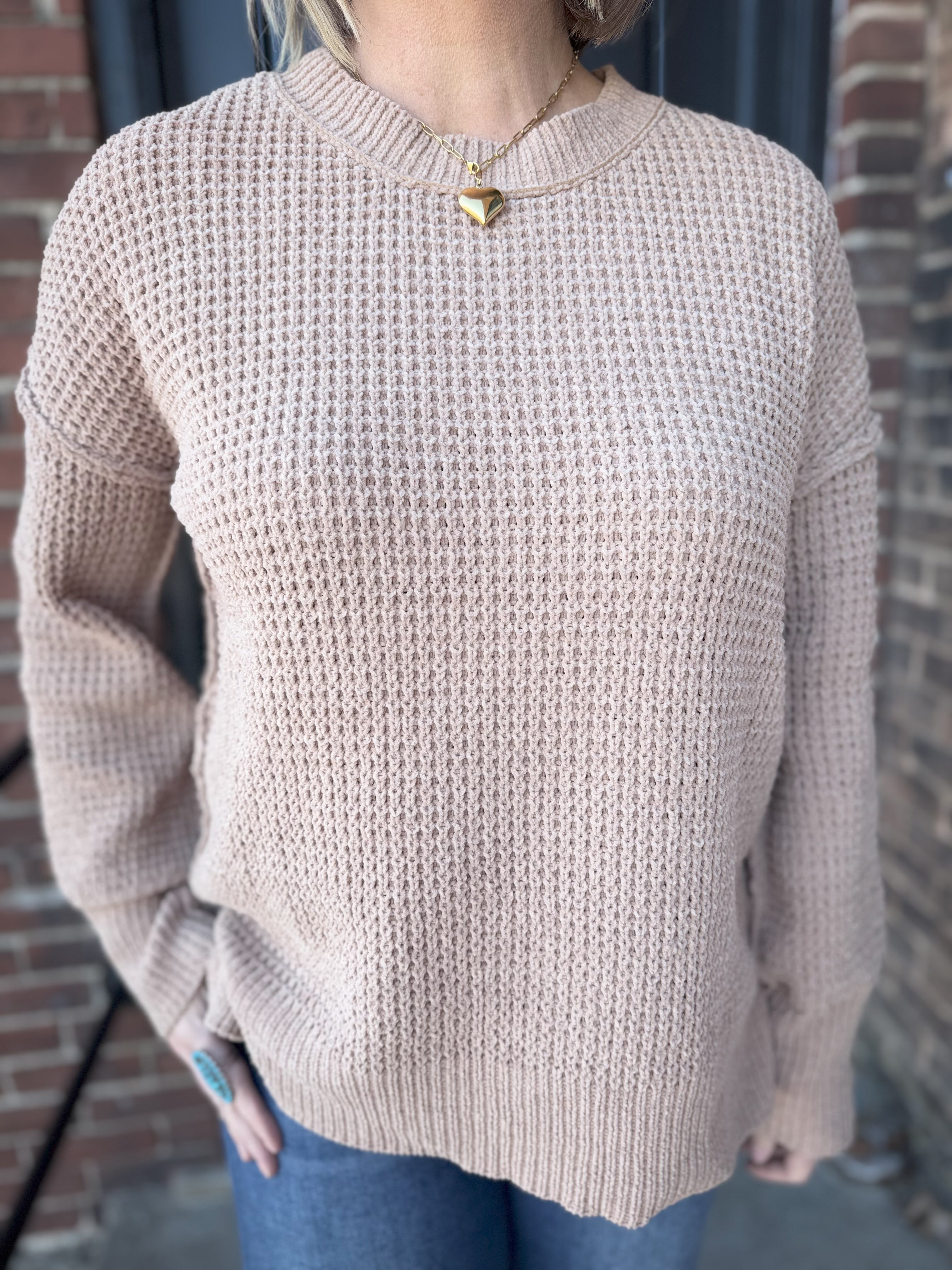 Taupe Lightweight Sweater