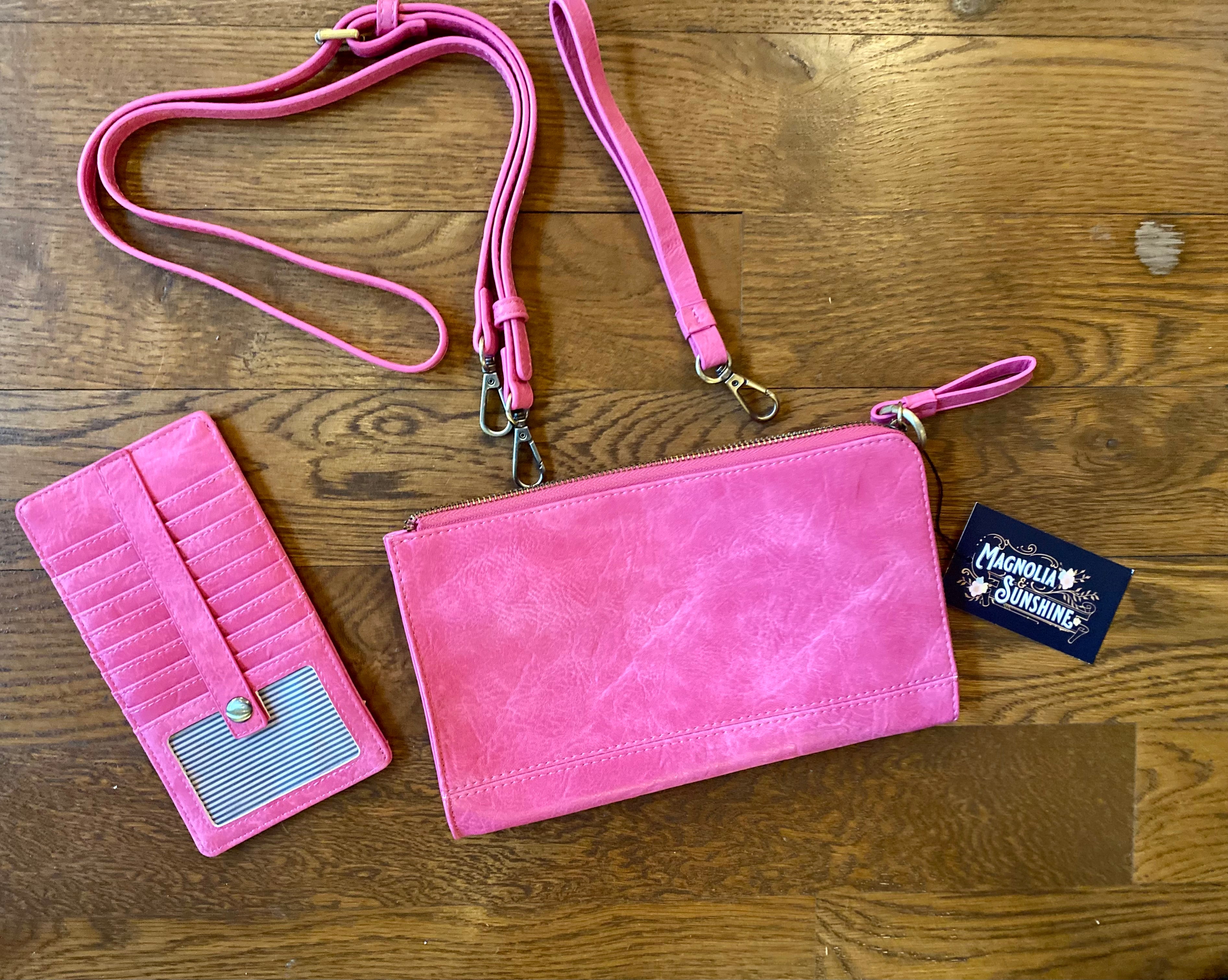 Vivid Pink Karina Convertible Wrislet & Wallet